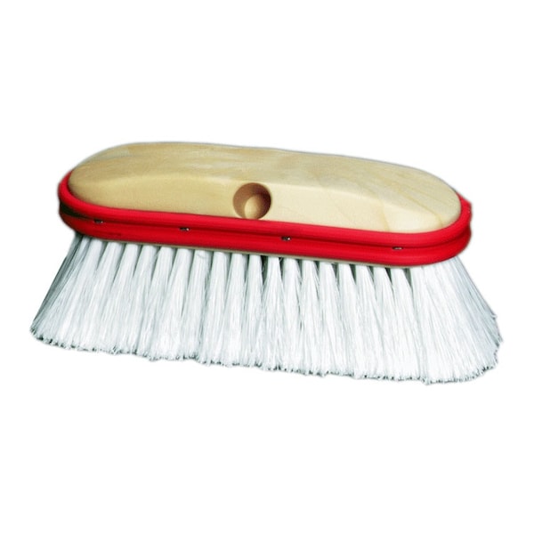 9 Wash Brush - White Flagged Polystyrene extra soft tips, PK12